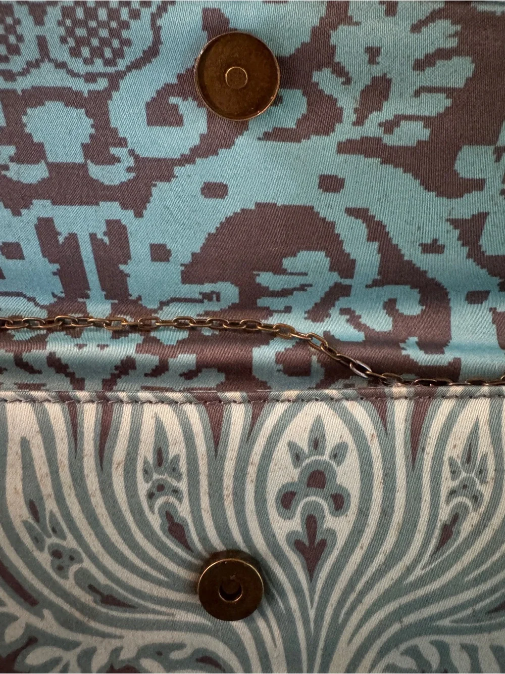NWT Amy Butler Brenda Clutch/ Shoulder Bag with Chain